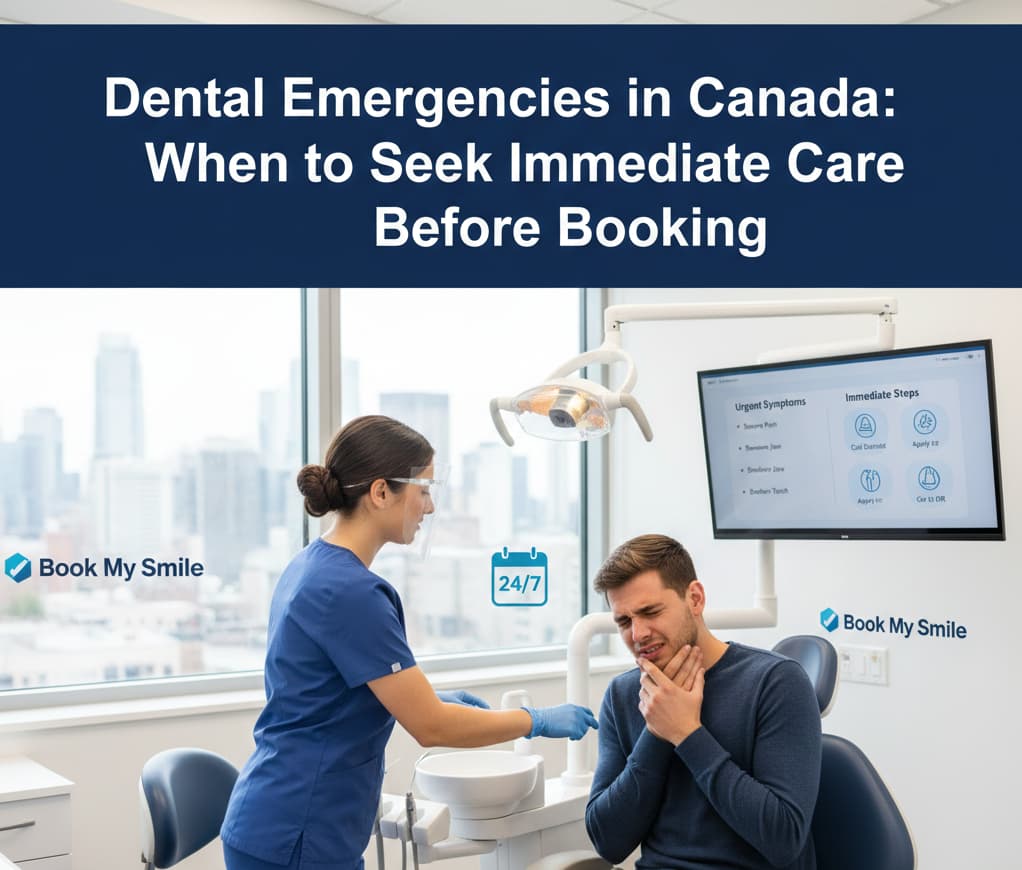 Dental Emergencies in Canada: When to Seek Immediate Care Before Booking